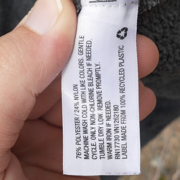 Merona Grey Light Pea Coat, Size M - Picture 5 of 8